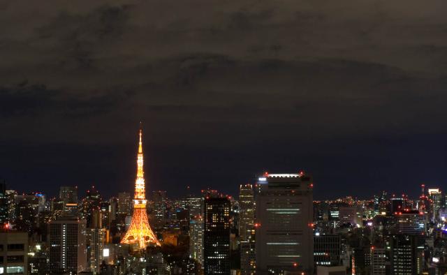 The Tower at night